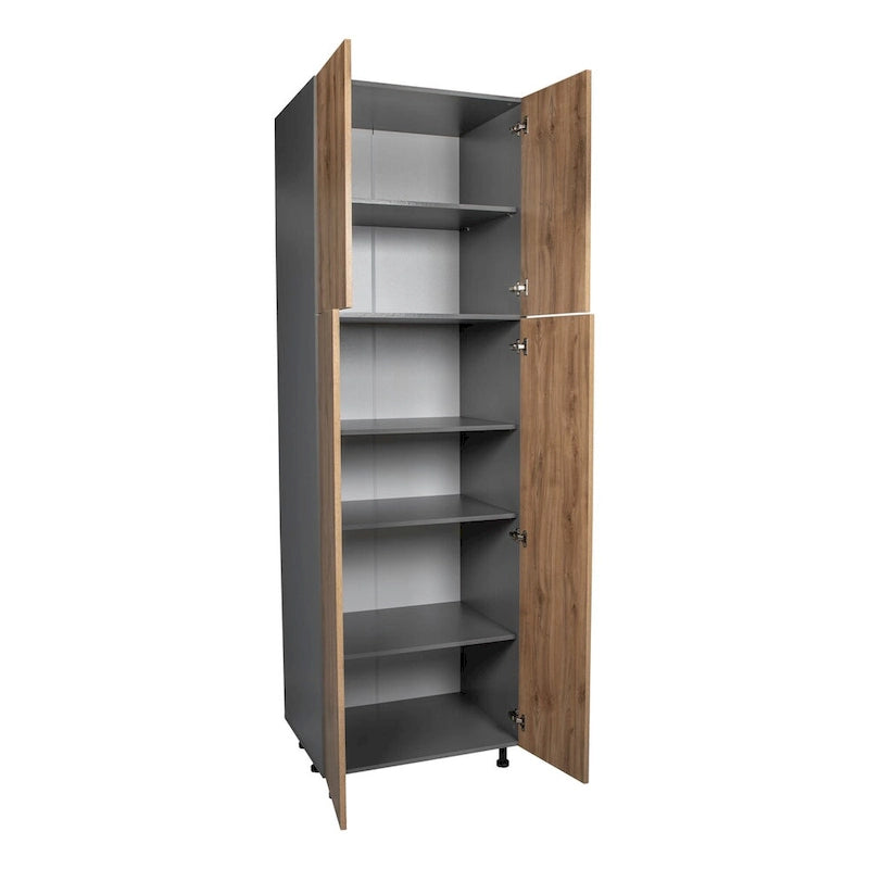 Armadio multiuso 24 x 84 - Quattro ante - Grigio - 24 x 84 x 23 3/8