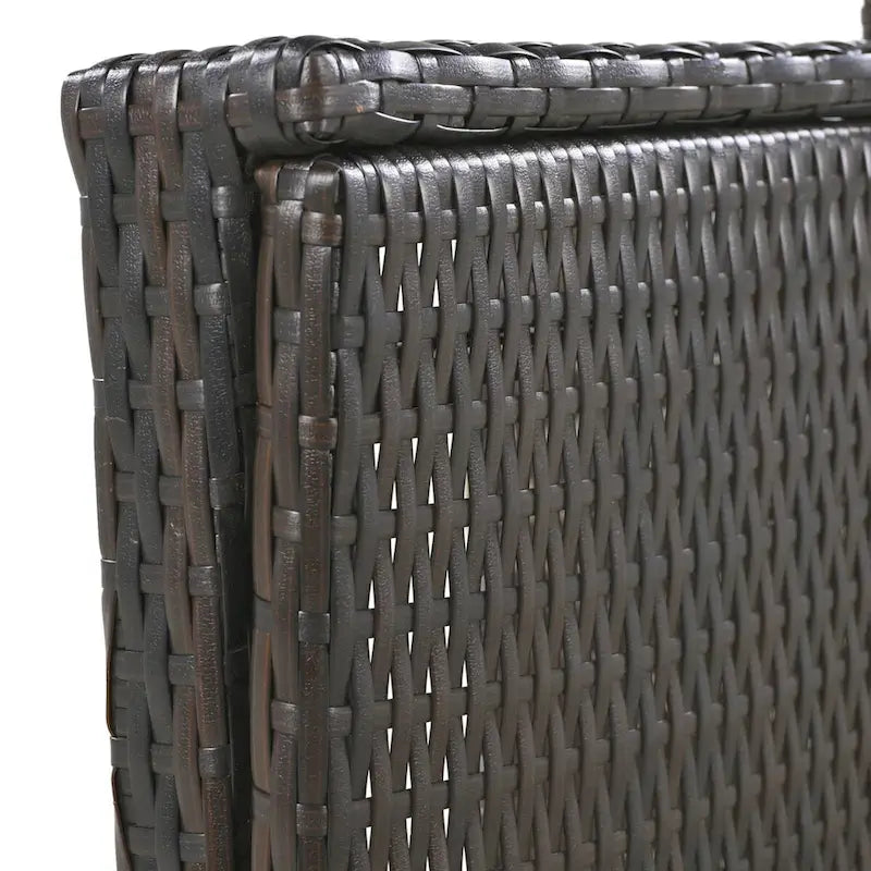 Set di 2 chaise longue in vimini da esterno