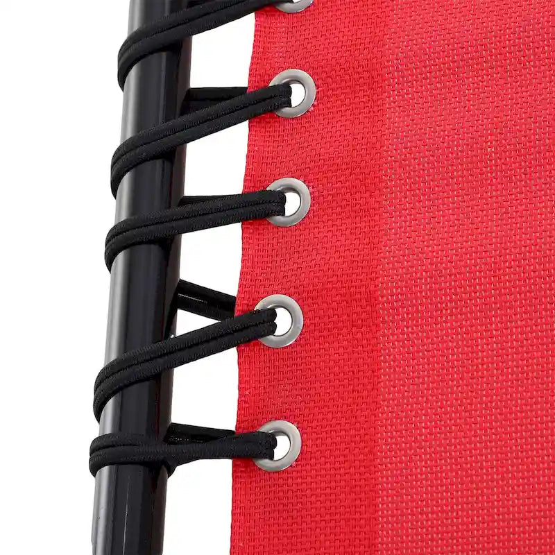Lettino Pieghevole da Esterno per Patio, Sdraio Prendisole con Schienale Reclinabile a 4 Posizioni, Cuscino, Rete Traspirante e Seduta Elastica