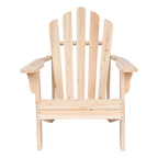 Set sedia Adirondack e tavolino pieghevole in legno Remedy