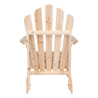 Set sedia Adirondack e tavolino pieghevole in legno Remedy