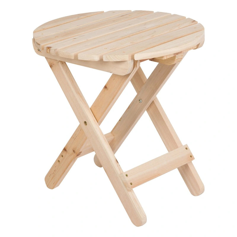 Set sedia Adirondack e tavolino pieghevole in legno Remedy