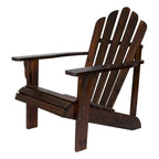 Set sedia Adirondack e tavolino pieghevole in legno Remedy