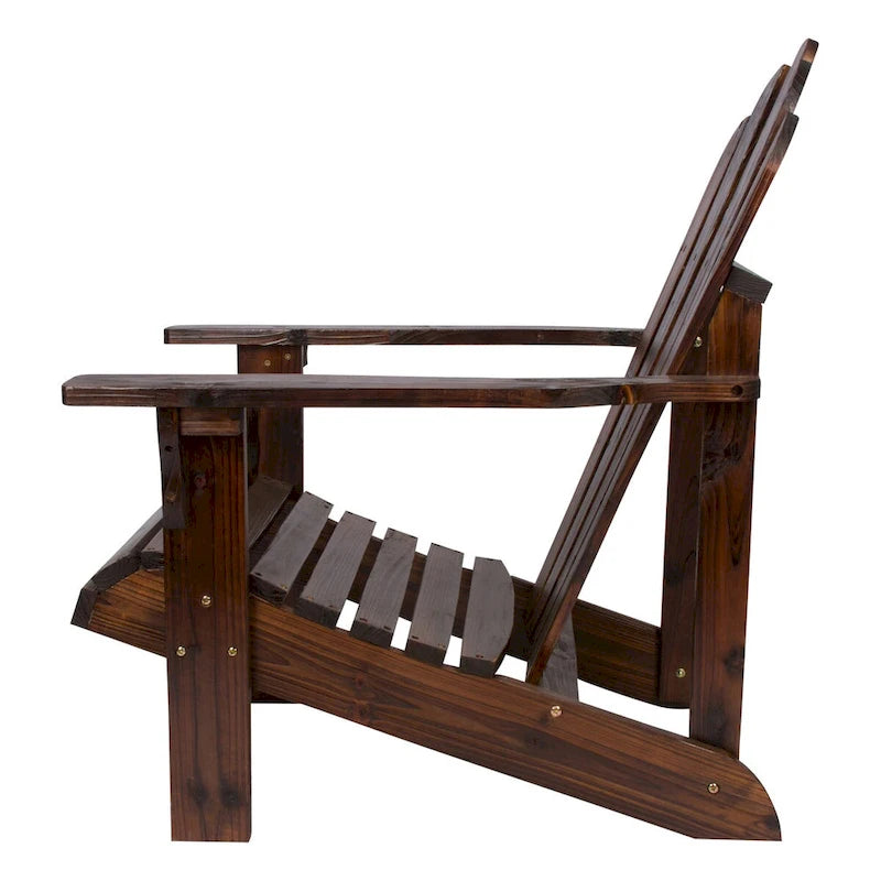 Set sedia Adirondack e tavolino pieghevole in legno Remedy