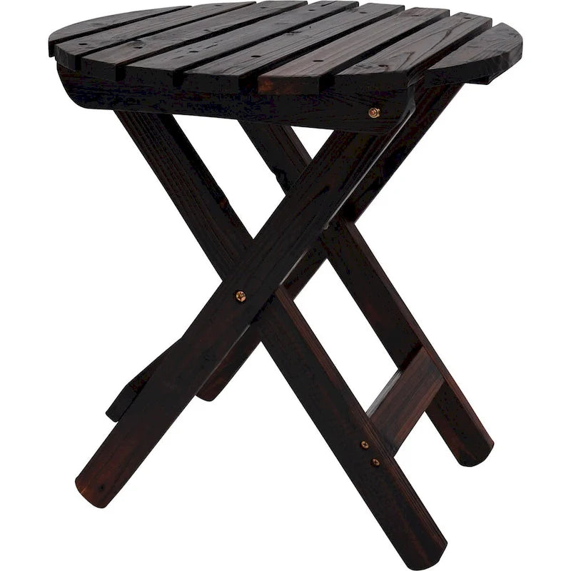 Set sedia Adirondack e tavolino pieghevole in legno Remedy