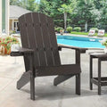 Bonosuki Adirondack Chair Patio Chair with Big Armrests Fire Pit Chair
