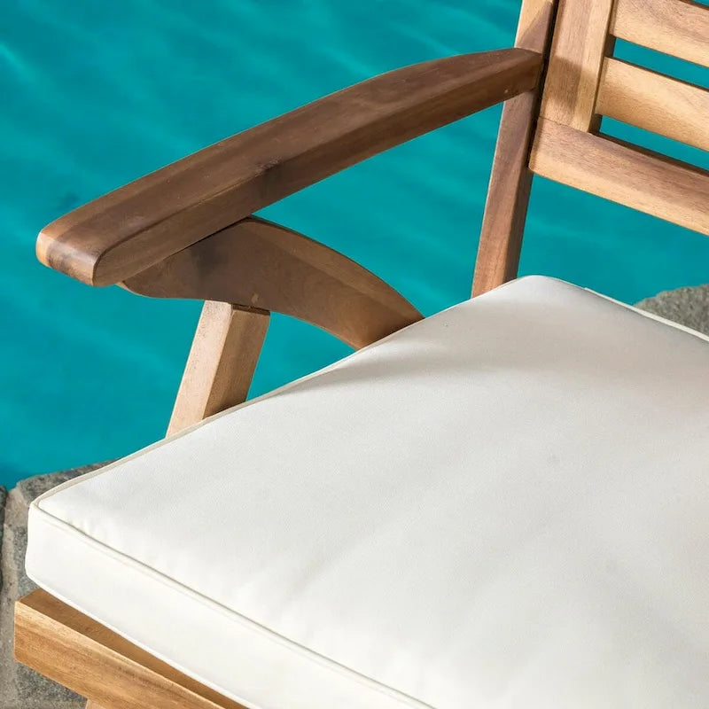 Set Bistro Coronado in Legno di Acacia Finitura Teak