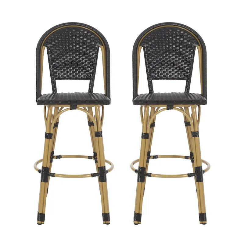 Nouvel ensemble de 2 tabourets de bar d'extérieur 2024
