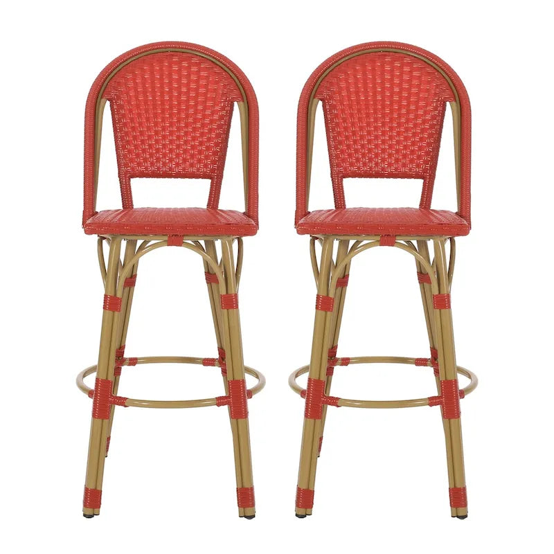 Nouvel ensemble de 2 tabourets de bar d'extérieur 2024
