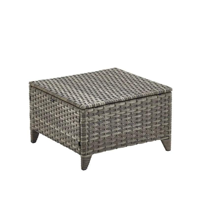 Gymojoy Divano da esterno in vimini e rattan per patio - Marrone
