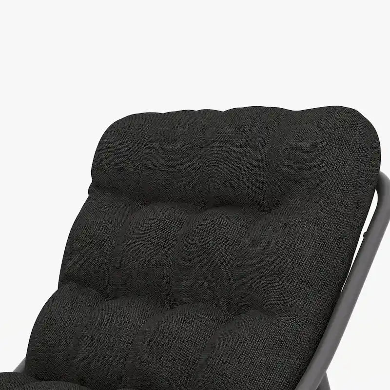Set da conversazione per patio con divano, sedie e tavolo, con cuscini in Olefin imbottiti rimovibili in struttura di metallo per esterni (set da 4)