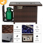Set di mobili da giardino da 11 pezzi, Set di divani componibili da esterno