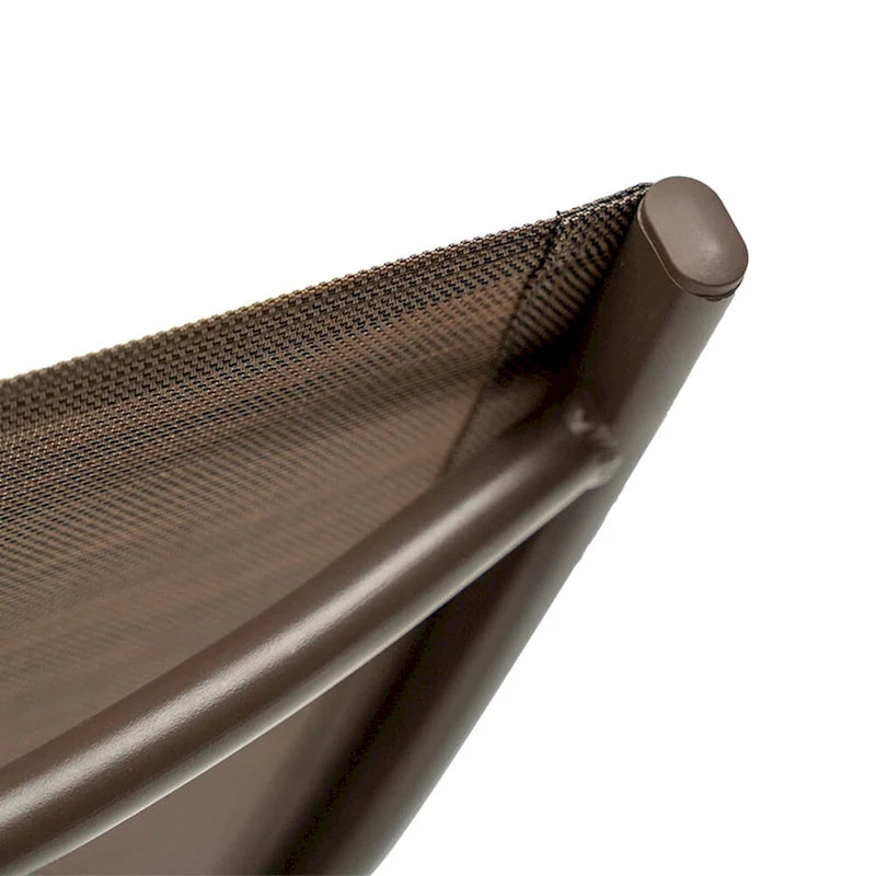 VredHom Chaise longue regolabile da esterno in alluminio (Set di 4) - 194 x 60 x 33 cm (L x P x A)