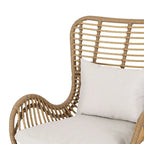 2 pz. Sedia Moderna da Esterno in Rattan Set da 2 di Christopher Knight Home
