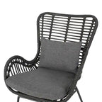 2 pz. Sedia Moderna da Esterno in Rattan Set da 2 di Christopher Knight Home