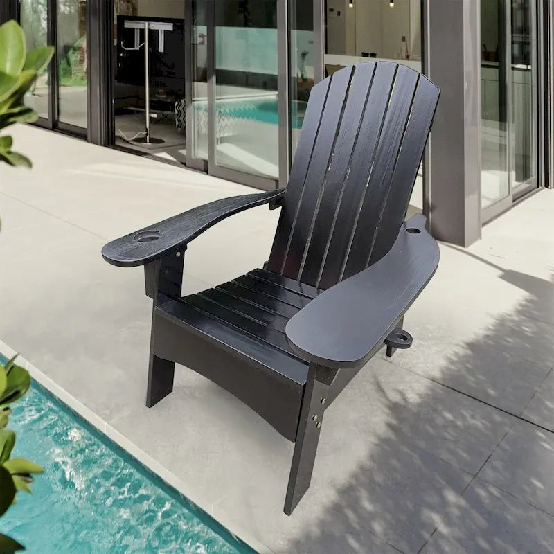 Sedia Adirondack in legno per esterni o interni