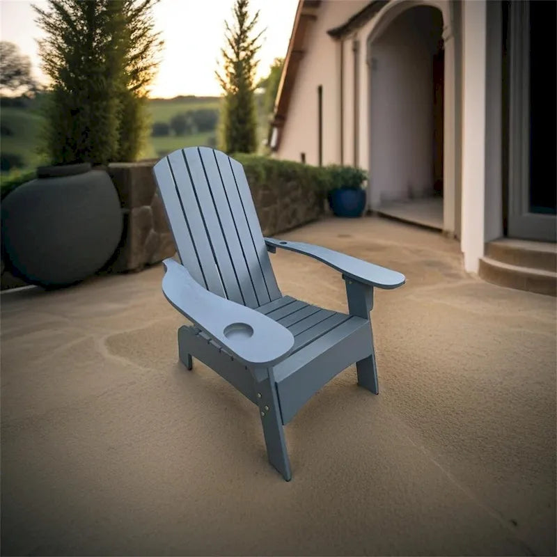 Sedia Adirondack in legno per esterni o interni