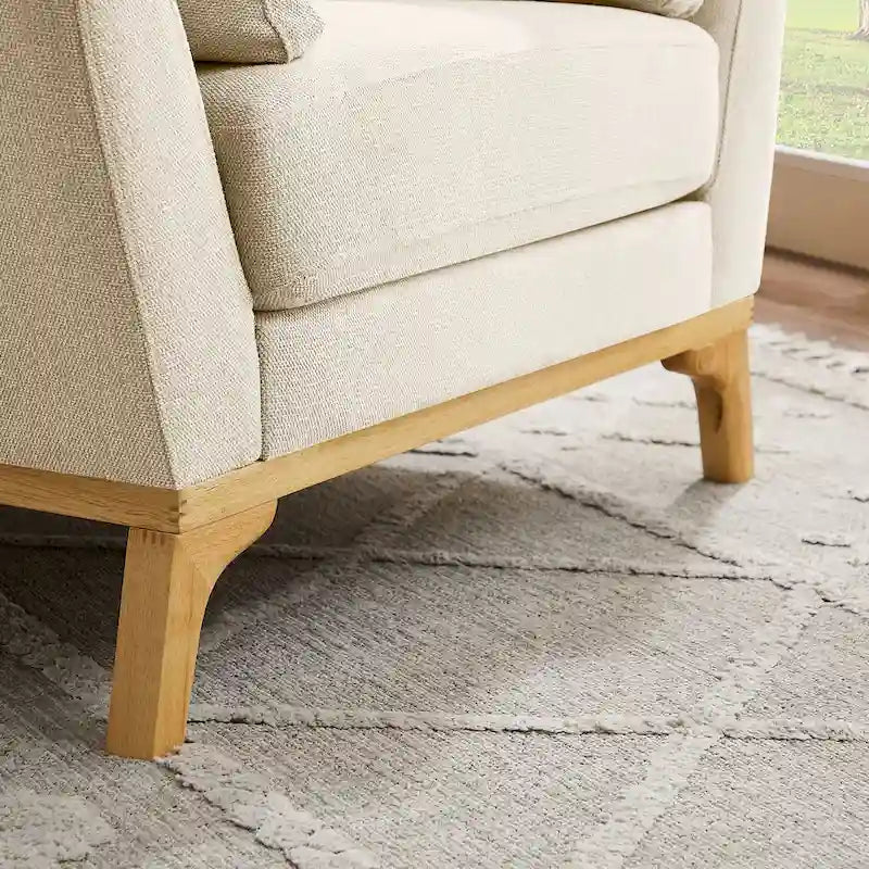 Poltrona moderna con braccioli svasati VANOMi 41.7