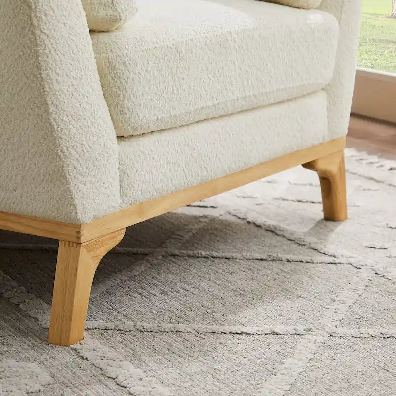 Poltrona moderna con braccioli svasati VANOMi 41.7