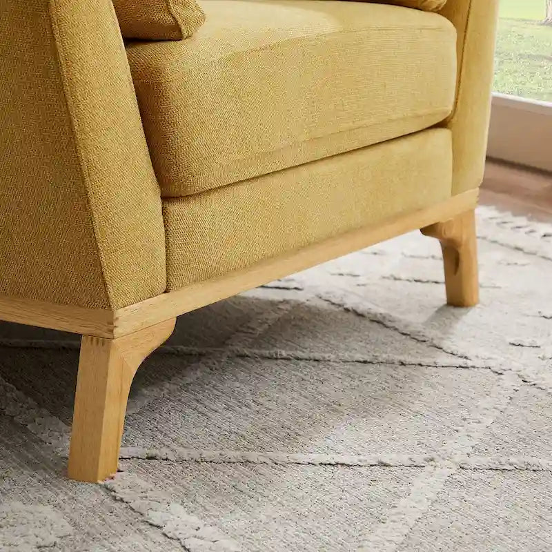 Poltrona moderna con braccioli svasati VANOMi 41.7