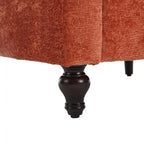 Poltrona moderna, poltrona lounge con struttura in legno