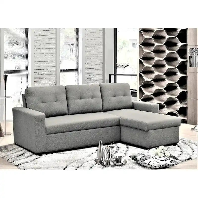 Divano letto componibile a L convertibile US Pride Furniture da 79,92 pollici - Elegante arredamento per appartamento