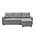Divano letto componibile a L convertibile US Pride Furniture da 79,92 pollici - Elegante arredamento per appartamento