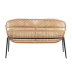 Manhattan Comfort Pine Set Salotto da Esterno Moderno 4 Pezzi