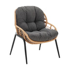 Manhattan Comfort Pine Set Salotto da Esterno Moderno 4 Pezzi