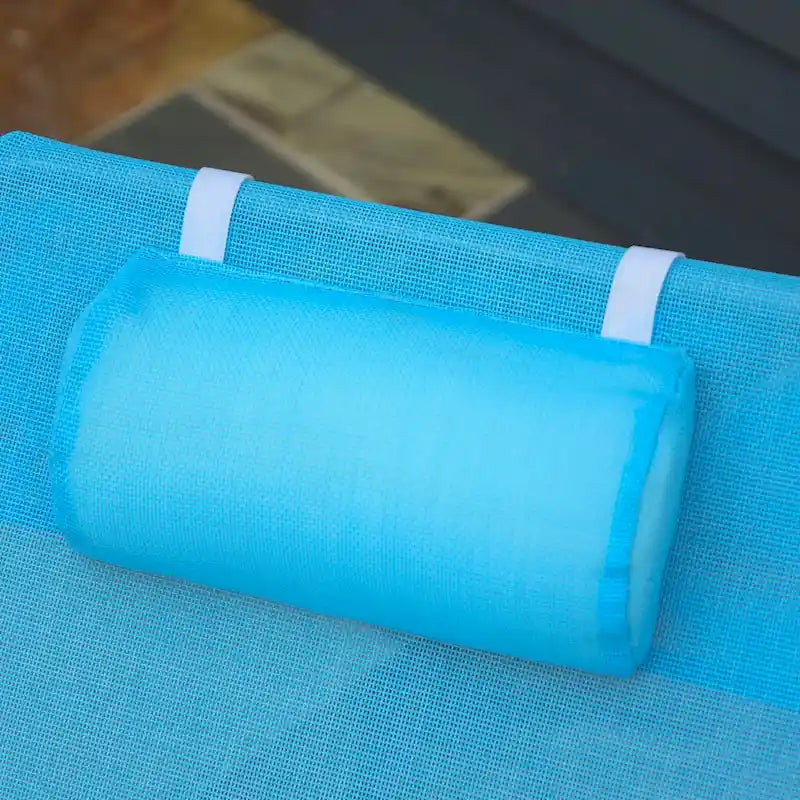 Outsunny Sdraio Pieghevole Portatile con Schienale Regolabile e Cuscino - Perfetta per il Relax all'Aperto