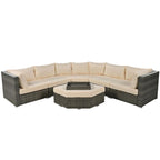Set da 6 pezzi per patio esterno per 6 persone