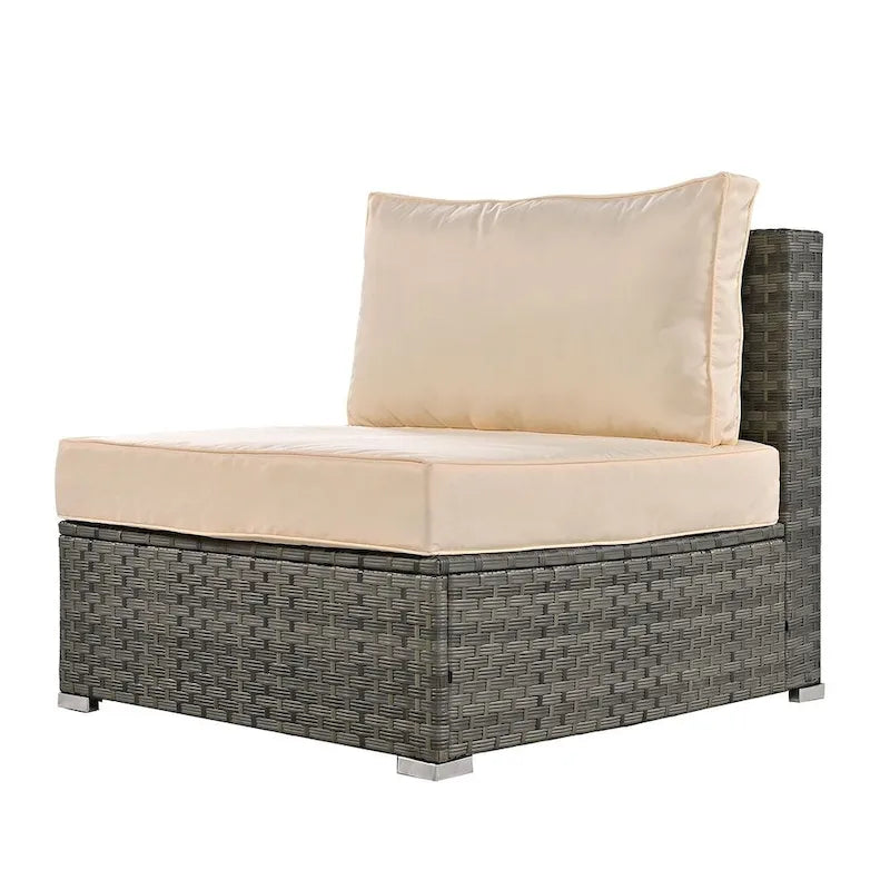 Set da 6 pezzi per patio esterno per 6 persone