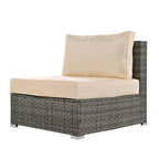 Set da 6 pezzi per patio esterno per 6 persone