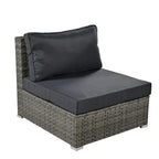 Set da 6 pezzi per patio esterno per 6 persone