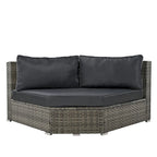 Set da 6 pezzi per patio esterno per 6 persone