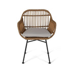 Sedie da patio in rattan per esterni set da 2 di Christopher Knight Home