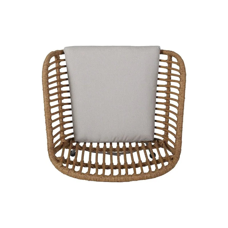 Sedie da patio in rattan per esterni set da 2 di Christopher Knight Home