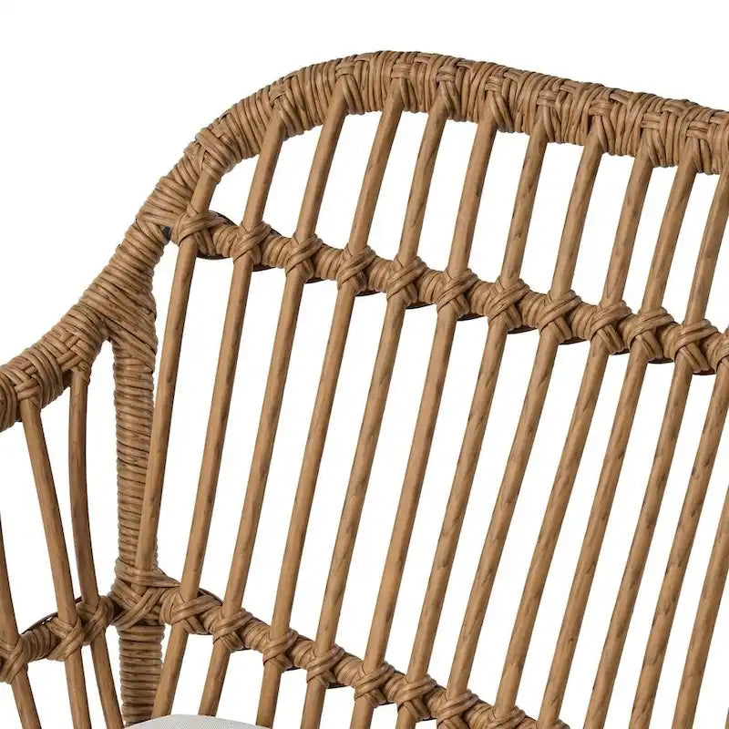 Sedie da patio in rattan per esterni set da 2 di Christopher Knight Home