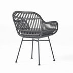 Sedie da patio in rattan per esterni set da 2 di Christopher Knight Home