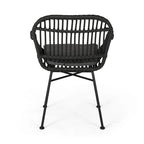 Sedie da patio in rattan per esterni set da 2 di Christopher Knight Home