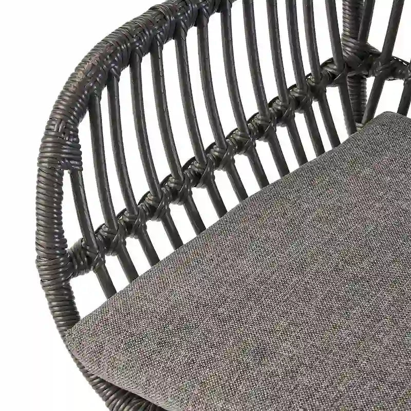 Sedie da patio in rattan per esterni set da 2 di Christopher Knight Home