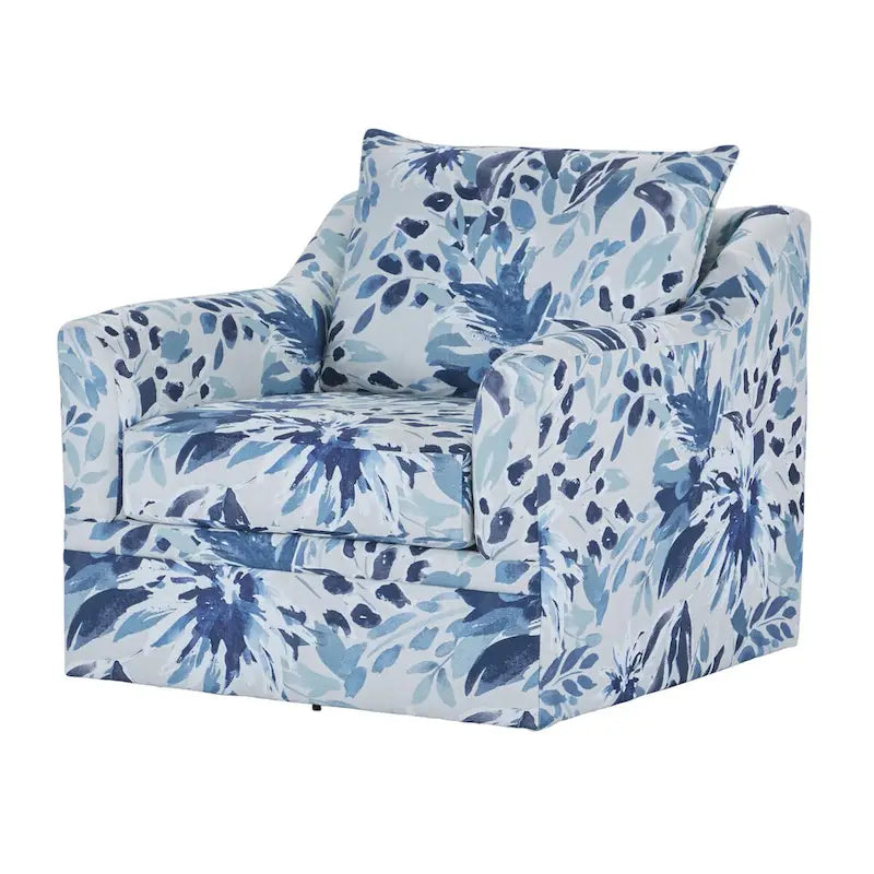 Poltrona girevole "Anatasia Pillow Back" di New Classic Furniture, Prodotto negli Stati Uniti