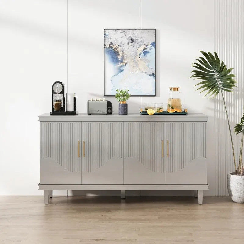 Grande armadio a 4 ante per soggiorno, cucina, camera da letto, corridoio