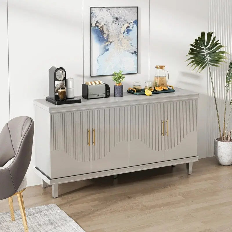 Grande armadio a 4 ante per soggiorno, cucina, camera da letto, corridoio