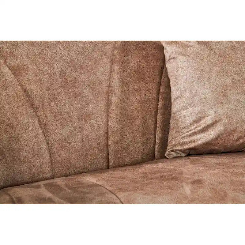 Set soggiorno moderno in 3 pezzi Somali, confortevole, divano letto, divano a due posti e poltrona
