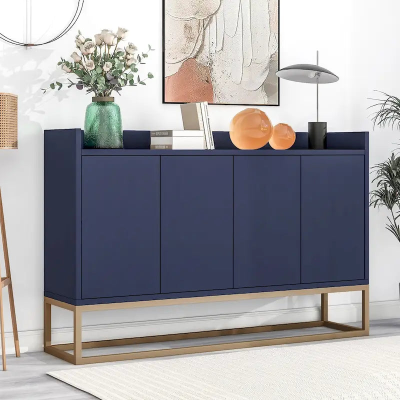 Madia da Cucina Buffet Mobile Credenza per Caffè Mobile Contenitore di Accento Tavolo da Servizio