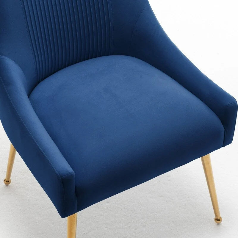 SEYNAR Set di 8 Sedie da Pranzo Moderne in Velluto Glamour per Sala da Pranzo, Sedia Vanity Trapuntata per Soggiorno (senza tavolo)