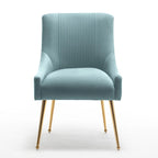 SEYNAR Set di 8 Sedie da Pranzo Moderne in Velluto Glamour per Sala da Pranzo, Sedia Vanity Trapuntata per Soggiorno (senza tavolo)