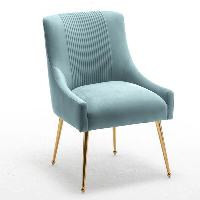 SEYNAR Set di 8 Sedie da Pranzo Moderne in Velluto Glamour per Sala da Pranzo, Sedia Vanity Trapuntata per Soggiorno (senza tavolo)