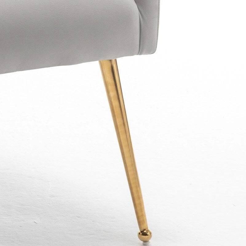 SEYNAR Set di 8 Sedie da Pranzo Moderne in Velluto Glamour per Sala da Pranzo, Sedia Vanity Trapuntata per Soggiorno (senza tavolo)